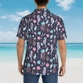 thumbnail image 6 of Daiia Watercolor Marine Animals Hawaiian Shirt for Men Gentle Cotton Regular Short Sleeve Casual-3X-Large, 6 of 9