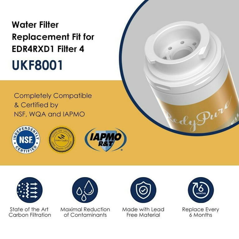 RedyPure RWF0900A Refrigerator Water Filter Compatible with