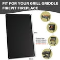 thumbnail image 6 of 80 x 48 inches Under Mats for Outdoor Grill - BBQ Grill Mats to Protect The Deck, Patio, Double-Sided Fireproof Grill Pad for Fire Pit -With 4 Ground Nails, 6 of 10