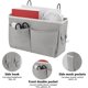 thumbnail image 3 of 1 pieza de bolsa organizadora de bolsillo para cama, organizador de almacenamiento para cama colgante, organizador de bolsillo para cama impermeable para dormitorio, cama, sofá, revistas, gafas, libro, 3 of 5