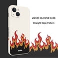 thumbnail image 3 of Funda De Teléfono De Fuego Feroz Para IPhone 13Pro 13 12 Mini Pro 5G Max Silicona Líquida Con Patrón Lateral, 3 of 4