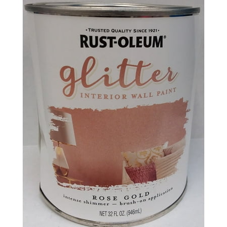 Rustoleum Glitter Rose Gold Quart