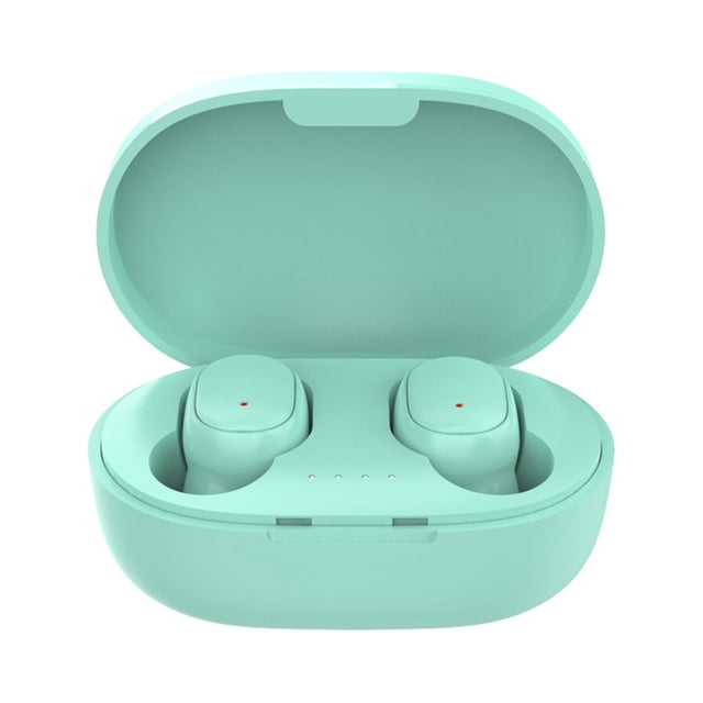 Xihbxyly Artículos para Menores de 10 Años Miniauriculares Inalámbricos Bluetooth 5.0 Auriculares Deportivos Caja de Carga Portátil