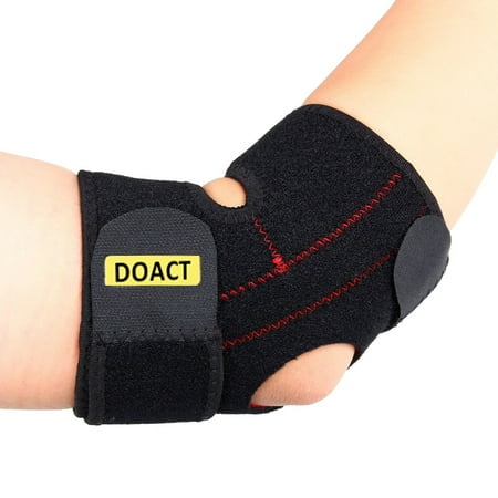 Adjustable Elbow Support, Tennis Golfers Elbow Brace Wrap Arm Support Strap