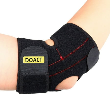 Adjustable Elbow Support, Tennis Golfers Elbow Brace Wrap Arm Support Strap (Best Tennis Elbow Strap)