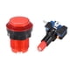 thumbnail image 2 of Botón de empuje de juego de 33.5 mm redondo, interruptor de botón iluminado LED de 12V con microinterruptor para juegos de video de arcade rojo, 1 pieza, 2 of 5