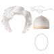 thumbnail image 1 of Peluca de abuela de Halloween con gafas, versátil, para disfraz de abuela mayor, decoración para fiestas, espectáculos de anime, juegos de rol Blanco, 1 of 10