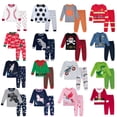 thumbnail image 2 of Conjunto de pijama de Halloween para niños, ropa de dormir de dinosaurio, unicornio, Navidad, Invierno, 2 of 4