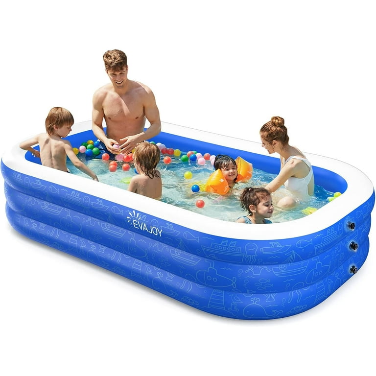 Inflatable swimming pool Blow Up Kiddie Pool, Kids Swimming Pools Hous –  ToysCentral - Europe