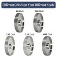 thumbnail image 4 of , 6Inch Dia x 1Inch Wide, with 1/2Inch Arbor, Diamond Grinding Wheel for Sharpening HSS, 80 Grit, 4 of 7