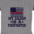 thumbnail image 3 of Inktastic Fireman Daddy is a Firefighter Boys or Girls Baby Bodysuit, 3 of 4