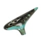 thumbnail image 5 of Ocarina de 12 agujeros, flauta de arcilla cerámica, instrumento musical profesional compacto con afinación en C , ideal como regalo para adultos y Verde, 5 of 8