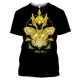 thumbnail image 1 of Camisetas con estampado 3D de Anime para hombres y mujeres, ropa de calle de Saint Seiya, cuello redondo, Tops Harajuku de gran tamaño, ropa para niños, Verano Qiuyongming unisex, 1 of 2