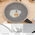 thumbnail image 3 of 3 Pieces Stainless Steel Splash Guard for Frying Pan with Fold Flat Knob, Grease Splatter Screen Mesh Oil Proofing Lids for Home Restaurant（9.84" 11.42" 12.99"）, 3 of 7