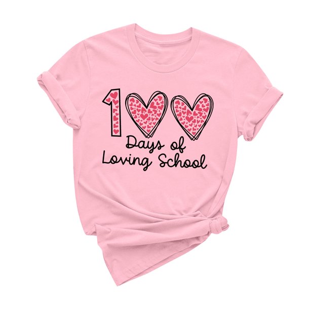 Camiseta de Cuello Redondo de Manga Corta Impresa para las Mujeres, Estiramiento 95% Poliéster 5% Blusa Casual de Spandex para Uso Diario Y Casero