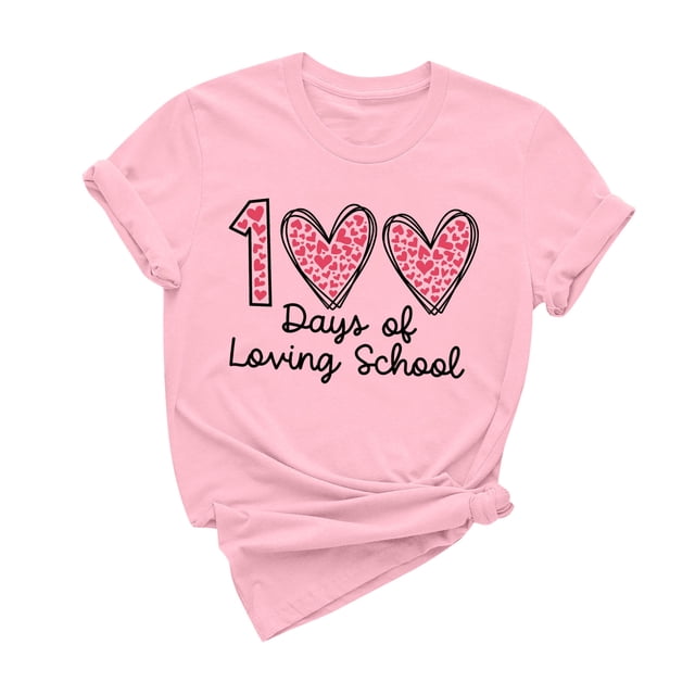 Camiseta de Cuello Redondo de Manga Corta Impresa para las Mujeres, Estiramiento 95% Poliéster 5% Blusa Casual de Spandex para Uso Diario Y Casero