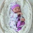 thumbnail image 4 of Muñeca Reborn WOOROY Realistic de 45 cm con cuerpo completo de vinilo para niña, 4 of 8
