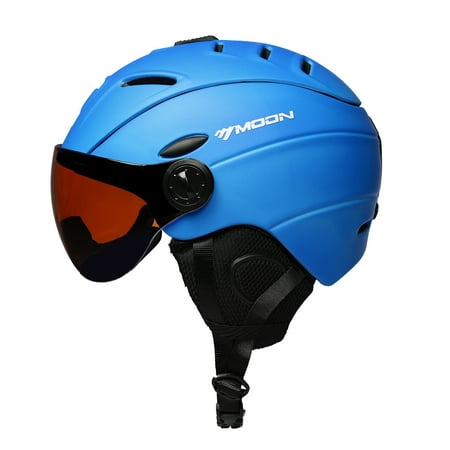 Skiing Snowboard Helmet Certified Safety Helmet Professional Skiing Snow Sports Helmet Detachable Earmuff Built-in (Best Snowboard Helmet For The Money)
