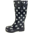 thumbnail image 2 of Women's Rain Boots Waterpoof Rubber Mid Calf Colors Wellie Snow Rainboot, 2 of 4