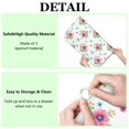thumbnail image 6 of Pioneer Flower Floral Print Pattern Kitchen Dish Drying Mat 1 Pack, Ultra Absorbent Microfiber Drainer Mat, 16"x18", 6 of 6