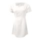 thumbnail image 5 of Vestido informal de manga corta con cuello cuadrado para mujer - Vestido mini con volantes de poliéster, tallas S-XL, 5 of 5