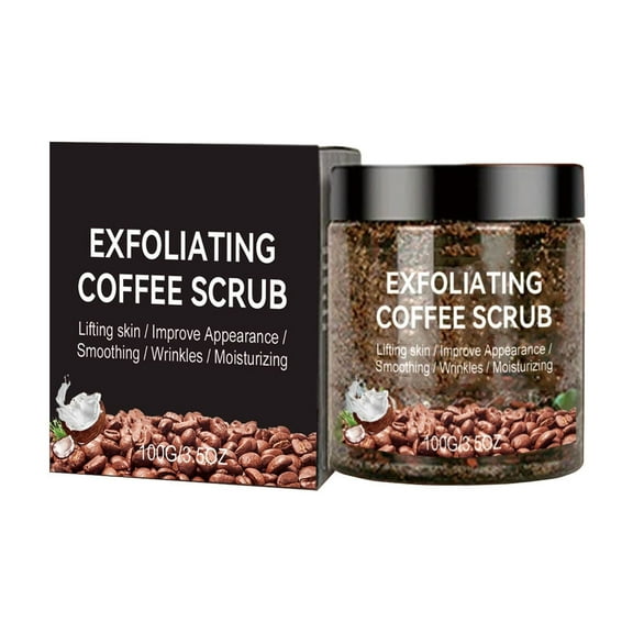 HHBEAUTY Coffee Scrub Body Exfoliator, Anti aging, Fights Stretch Marks, Wrinkles, Body And Facial Nourishing And Moisturizing With Coffe-Seeds Sea Salt Coconut Oil