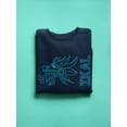 thumbnail image 3 of A Serpent Head With Ikal Text Sweatshirt Men -Ikal Designs, Male XX-Large, 3 of 4