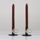 thumbnail image 5 of Portavelas cónicas candelabros negros candelabros de Metal soporte clásico Retro candelabros Decoración elegante para sala de /comedor, 5 of 9