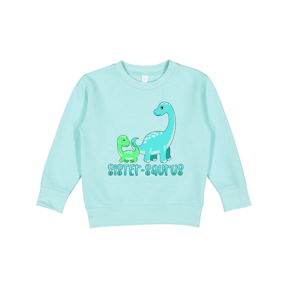 Inktastic Sister-saurus Cute Brontosaurus Family Toddler Sweatshirt