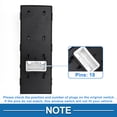 thumbnail image 4 of Interruptor de ventana eléctrica Unique Bargains No.93571D9200 Interruptor de control de ventana del lado del conductor delantero izquierdo para Kia Sportage 2017-2022 Negro, 4 of 7