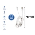 thumbnail image 3 of Cable De Carga Rápida Y Datos Control Expert 2 Metros Tipo C A USB Color Blanco, 3 of 10