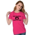 thumbnail image 4 of Born Shoot Forced Work Photographer Womens Slim Fit Graphic Tee Brisco Brands X, 4 of 5