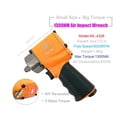 thumbnail image 2 of Industrial Pneumatic Tools 1/2" Inch Mini Composite Air Impact Wrench 1300NM Big Torque Twim Hammer ,Wide Use, 2 of 7
