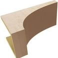 thumbnail image 6 of 9"W x 18"D x 9"H Wide Stockport Rough Cedar Woodgrain TimberThane Corbel, Primed Tan, 6 of 6