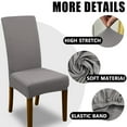 thumbnail image 5 of 4/6-Piece Velvet Stretch Dining Chair Cover Set Universal Removable Non-Slip Parsons Chair Covers Suitable for Dining Rooms, Kitchens, and Living Rooms, 5 of 7