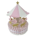 thumbnail image 2 of Caja de dulces de carrusel románticodecoración de regalo para invitados de fiesta de cumpleaños de boda (rosa) Wdftyju Para estrenar, 2 of 8