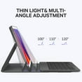 thumbnail image 5 of CHESONA 9th Generation Case with Keyboard, 8th/7th Generation, Detachable Wireless, Black, 5 of 7