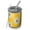 Yellow Daisy Flower, variant on 12oz Coffee Tumblers Lightblue Daisy Flower Bees Pattern Stainless Steel Vacuum Insulated Travel Tumbler Coffee Cups Mug with Lid and Straw with Cleaning Brush for Cold & Hot Drinks