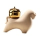 thumbnail image 4 of Estatua de animal en miniatura para decoración de mesa, figura decorativa de Feng Shui chino Estatua de vaca caqui, 4 of 9