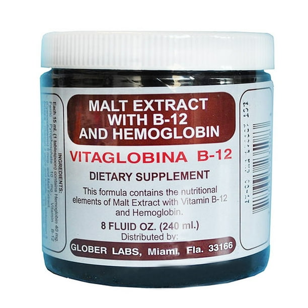 Extracto De Malta Con Hemoglobina Y B12vitaglobina B12