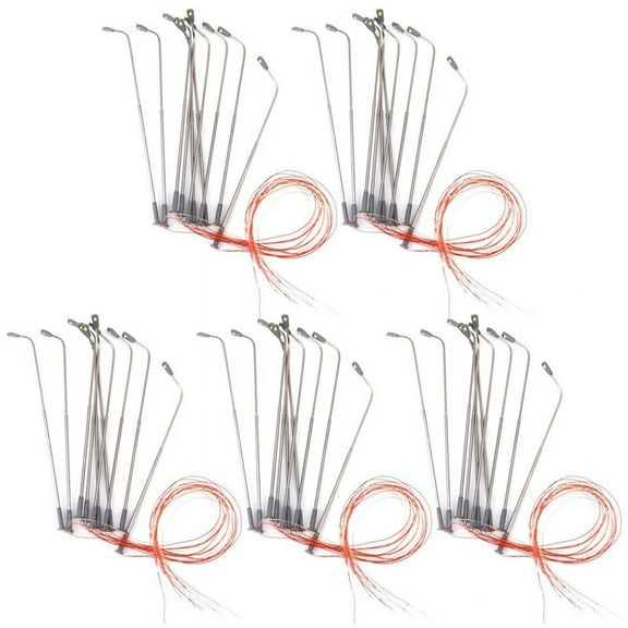 50 Pcs Model LED Street Lamp Lighting Single Train Layout Landscape 1: 100