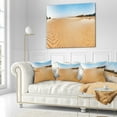 thumbnail image 2 of Designart Exotic Tropical Beach Panorama - Modern Seascape Throw Pillow - 18x18, 2 of 4