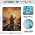 thumbnail image 3 of Diamond Art Kits for Adults - 5d Otter Sunset Waves Lighthouse Seagulls Diamond Painting for Adults, Diamond Art for Adults Beginners, Diamond Painting Kits for Adults for Home Wall Decor, 3 of 7