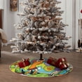 thumbnail image 3 of Lsque Scooby-Doo Print Christmas Tree Skirt with Ties and Velcro,Xmas Holiday Decorations, Adjustable Tree Skirt-48", 3 of 6
