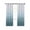 Light Blue, variant on Coastal Wave Blackout Curtains 39 Inches Length, Summer Ocean Nautical Beach Ombre Sky Blue Window Treatment Thermal Insulated Drapes for Bedroom Living Room 2 Panels 55x39 Inches