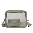 thumbnail image 1 of Bolso de banda ancha, bolso cruzado para mujer, moderno, informal, fresco, bolso de hombro, bolso de gelatina transparente, 1 of 6