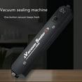 thumbnail image 3 of Black commercial vacuum sealer sealed food bag preservation system, 3 of 9