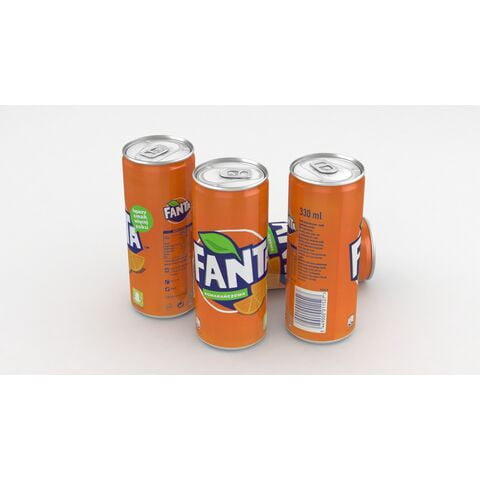 European Fanta Orange Soda 6-Pack, 330 ml