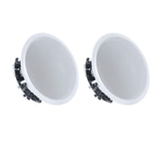 Bluetooth In-Ceiling Speakers 8 Inch Built-in Amplifier 2-Way Flush Mount Moisture Resistant for Home Theater Patio Living Room