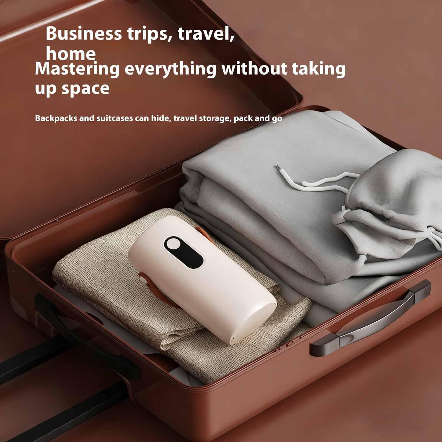 Mini Portable Foldable Clothes Dryer, Small Portable & Compact Clothes Dryer, Hanging Clothes Dryeies, Quiet Fast-Drying Machine, With Dry Bag Amd Hook, Overheat Protection, For Travel Home (1PCS)